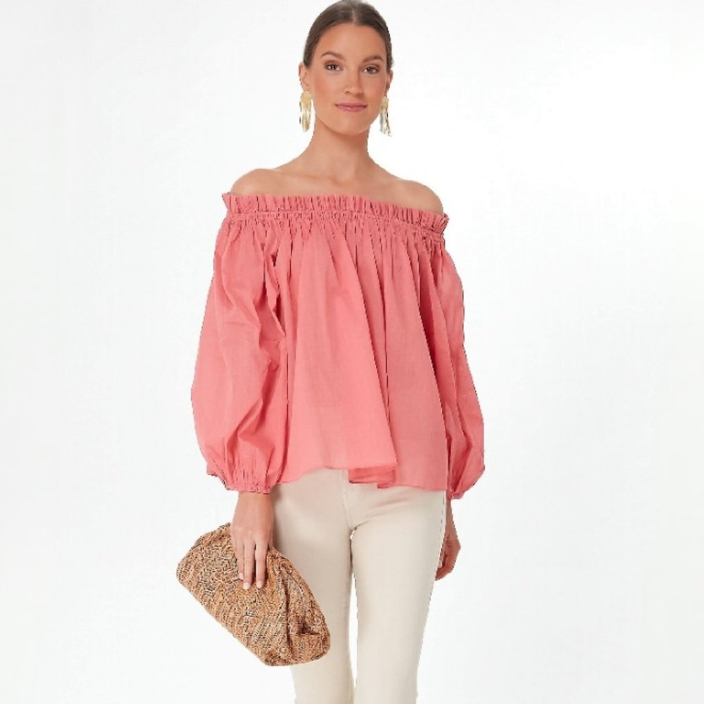 THE GREAT  The Prim Top in Cherry Blossom